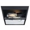 Westinghouse Fixture Ceiling Outdr Flush-Mount 60W 2-Light Peterson 12In Txt, Black Clear Glass 6121900 - alternate 5